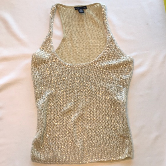 Club Monaco Tops - EUC Club Monaco Knit Sequin Top